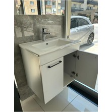 Noce Banyo Dolabı Lavabolu Aynalı 65 cm