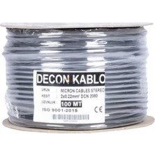 Decon DCN2080 Stereo Mikrofon Kablosu