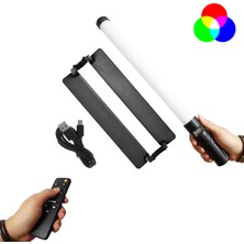 Microcase Rgb Light Stick Çok Renkli Çok Fonksiyonlu 5 Renk Modlu Işık Çubuğu