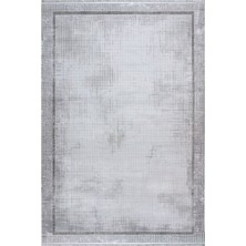 Artemis Halı Barok Gri Kemik Eskitme Desen Halı