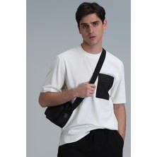 Lufian Lıam Modern Grafik T- Shirt Siyah