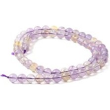 Zeynep Büyükbay Ametrin Doğal Taş Dizi 6mm Küre Kesim