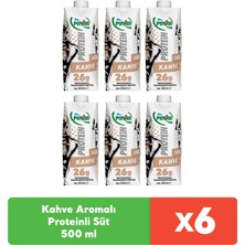 Pınar Kahveli Protein Süt 500 ml x 6 Adet