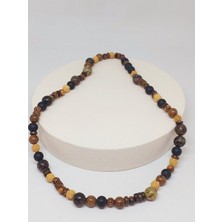 Yaşam Tohumu Ahşap Tasarım Unisex Otantik Kolye (51478)