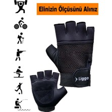 Liggo Hyper Bilek Cırtlı Ağırlık Eldiveni Fitness Eldiveni