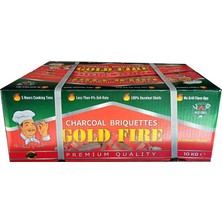 Gold Fire Pres Mangal Kömürü 10 kg