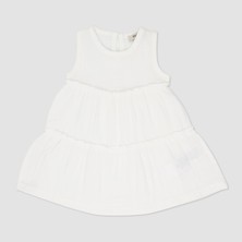 Panço Kız Bebek Müslin Elbise