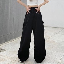 Ategewear Y2K Harajuku Ekstra Salaş Kargo Pantolon