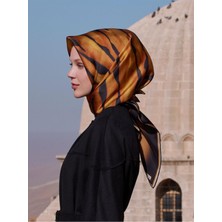 Armine 90 x 90 Ipek Eşarp Sonbahar Kış - 9020D-09 - Sura - Anka Modeli