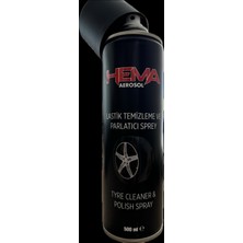 Hema Lastik Temizleme ve Parlatıcı Sprey 500ML.