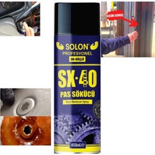 Extra Güçlü Profesyonel Sx-40 Pas Sökücü Sprey 400 Ml.