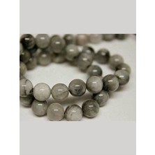 Yaşam Tohumu Çeyrek Dizi (9cm Uzunluğundadır!) Kartal Gözü Taşı Çeyrek Dizi 8mm