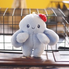 Peluş Ahtapot Anahtarlık - Beyaz (Yurt Dışından)