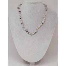 Yaşam Tohumu Rutil Kuvars (Melek Saçı) Taşı Küçük Taşlar Kolye (52224)