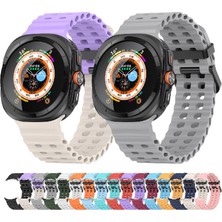 VShop Samsung Galaxy Watch Ultra 47MM Için Ocean Silikon Kayış (Yurt Dışından)