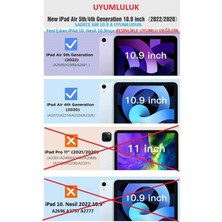 Zennur Ipad Air 11INÇ 2024 Air 4/5/6.nesil 10.9 Uyumlu Kılıf Pu Deri Smart Standlı Case (10.nesi̇l Deği̇ldi̇r)