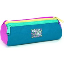 Yaygan Coral High Kids Pembe Pastel Renkli Üç Bölmeli Kalem Çantası 22059