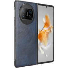 Manyi Mall Huawei Mate X3 Lychee Desen Uyumluluk Koruyucu Için Retro Kılıf (Yurt Dışından)