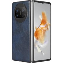 Manyi Mall Huawei Mate X3 Lychee Desen Uyumluluk Koruyucu Için Retro Kılıf (Yurt Dışından)