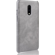 Manyi Mall Oneplus 7 Pro Uyumluluk Anti Scratch Lychee Desen Için Retro Kılıf (Yurt Dışından)