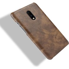 Manyi Mall Oneplus 7 Pro Uyumluluk Anti Scratch Lychee Desen Için Retro Kılıf (Yurt Dışından)