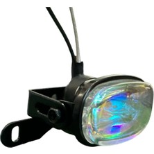 2 Adet Metal Kasa Sis Lambasi Rainbow Colormatik Cam 12 Volt