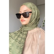 Flora Tekstil Kazayağı Desen Ipeksi Jakar Şal - Abiye Şal 180X 70 JKR24147