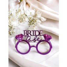 Parti Adresi Bride To Be Bekarlığa Veda Partisi Gözlüğü Tek Taşlı Bride Gözlük Fuşya