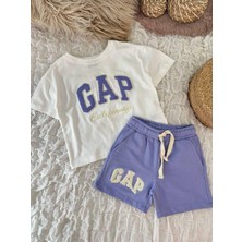 Gap Baby Premium Kalite Gap Şortlu Çocuk Takım / Gap Çocuk Yazlık Alt Üst Takım