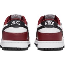 Nike Dunk Low Leather Unisex Sneaker Hakiki Deri Beyaz Spor Ayakkabı