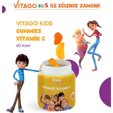 Vitago Kids Gummies Vitamin C İçeren Çiğnenebilir Form Takviye Edici Gıda