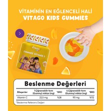 Vitago Kids Gummies Vitamin C İçeren Çiğnenebilir Form Takviye Edici Gıda