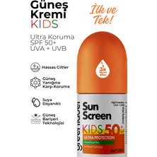 Greenlabel Yüksek Korumalı Kids Sun Spf 50 Mineral Bazlı Çocuklar İçin Güneş Koruyucu Krem 100 ml