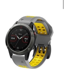 Markacase Garmin Tactix Delta (26MM) Çift Sıralı Silikon Saat Kordonu