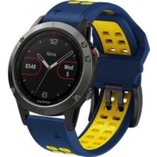 Markacase Garmin Tactix Delta (26MM) Çift Sıralı Silikon Saat Kordonu