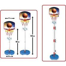 Apexma Küçük Çocuklara Özel Küçük Ayaklı Basketbol Potası Seti - Ayarlanabilir Eğlenceli Oyun Potası
