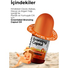 Greenlabel Bronzlaştırıcı Havuç, Kakao ve Hindistan Cevizi Yağı İçeren Bronzing Capsul Oil 100 ml