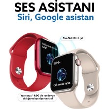 Shopteknoloji Watch 7 Plus+ New Versiyon Akıllı Saat Siyah Hey Siri Tam Ekran Dokunmatik