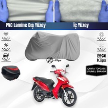 Ultra Shop Kanuni Fox Motosiklet Brandası Çanta Topcase Uyumlu Motor Branda