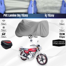 Ultra Shop Kuba Km 125-6 Motosiklet Brandası Çanta Topcase Uyumlu Motor Branda