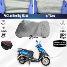 Ultra Shop Kanuni Mati 125 Motosiklet Brandası Çanta Topcase Uyumlu Motor Branda