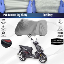 Ultra Shop Kanuni Ronny S Motosiklet Brandası Çanta Topcase Uyumlu Motor Branda