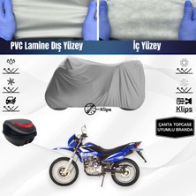 Ultra Shop Kanuni Enduro 200 Motosiklet Brandası Çanta Topcase Uyumlu Motor Branda