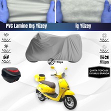 Ultra Shop Kuba Brilliant 50 Motosiklet Brandası Çanta Topcase Uyumlu Motor Branda