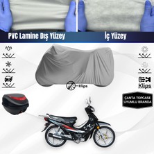 Ultra Shop Kuba SJ100-16D Motosiklet Brandası Çanta Topcase Uyumlu Motor Branda