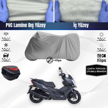 Ultra Shop Kymco Dink R 150 Motosiklet Brandası Çanta Topcase Uyumlu Motor Branda
