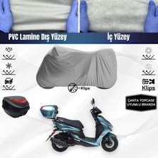 Ultra Shop Kuba Pesaro 50X Motosiklet Brandası Çanta Topcase Uyumlu Motor Branda