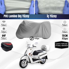 Ultra Shop Kymco Like 200İ Motosiklet Brandası Çanta Topcase Uyumlu Motor Branda