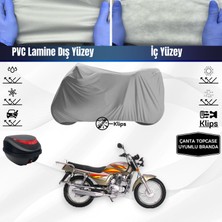 Ultra Shop Kanuni Motocar 200 Motosiklet Brandası Çanta Topcase Uyumlu Motor Branda