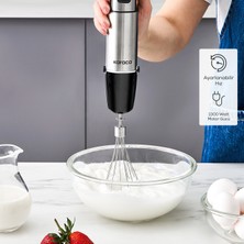 Karaca Inox Quick Mix Hız Ayarlı 1300W El Blender Set 9616B